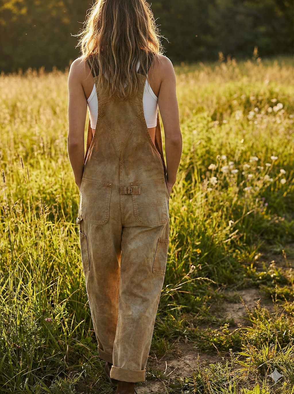 Duck Bib Overalls Heavy-Duty Cotton Canvas Workwear Dungarees