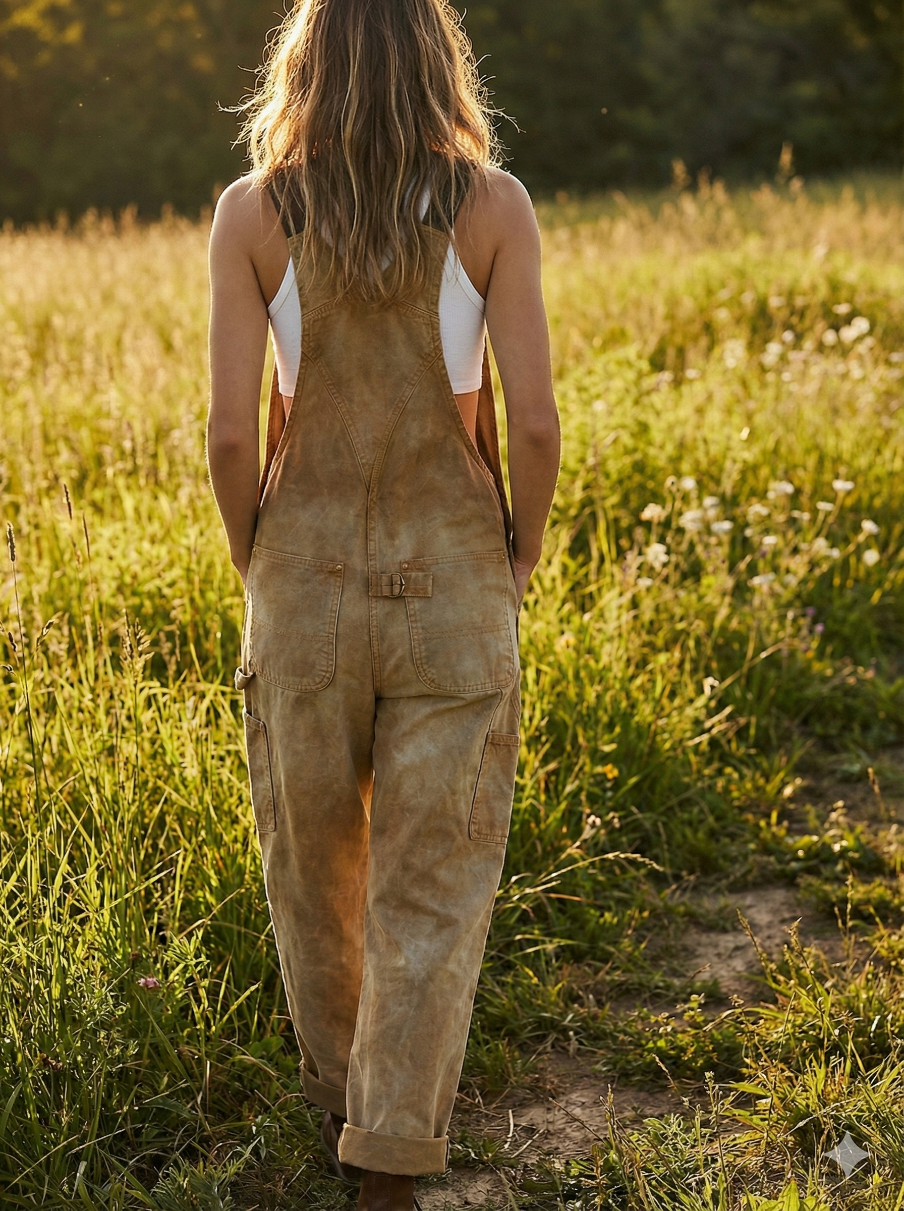 Duck Bib Overalls Heavy-Duty Cotton Canvas Workwear Dungarees