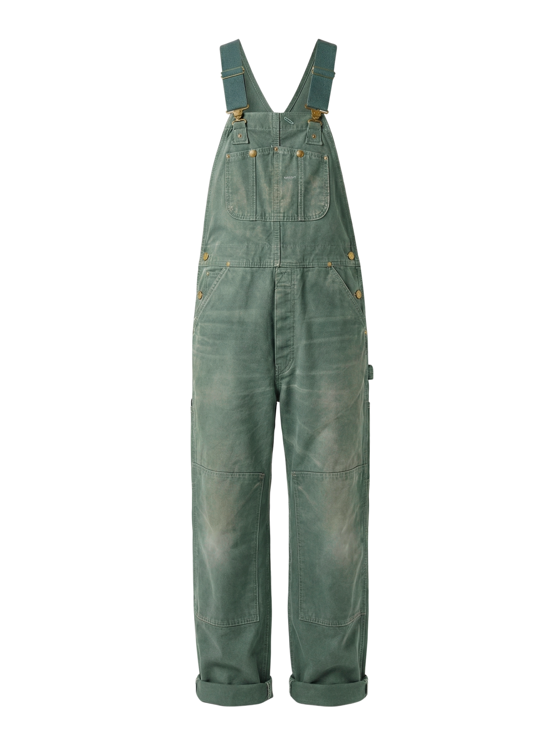 Duck Bib Overalls Heavy-Duty Cotton Canvas Workwear Dungarees