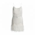 Samba - A Stylish White Cocktail Dress