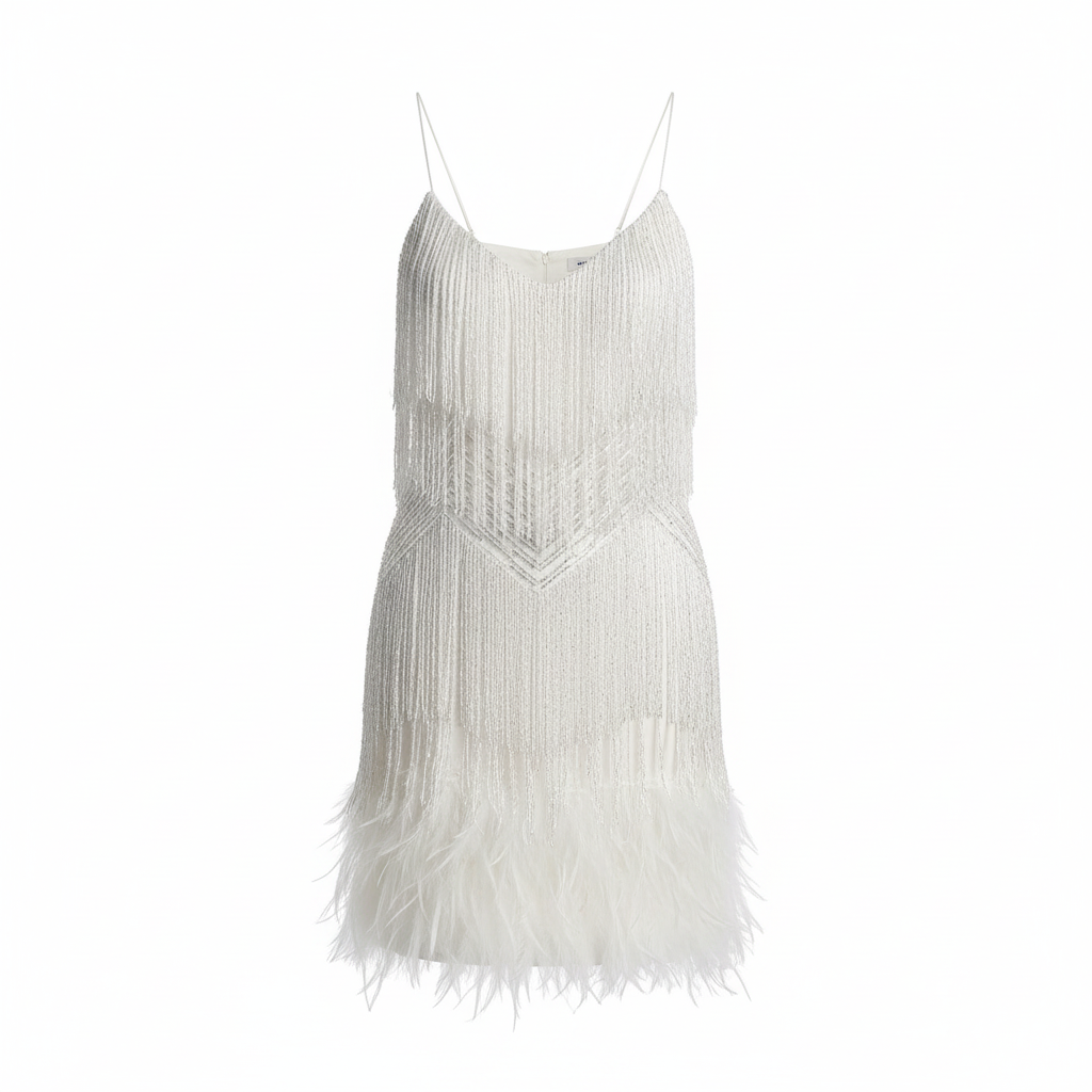 Samba - A Stylish White Cocktail Dress